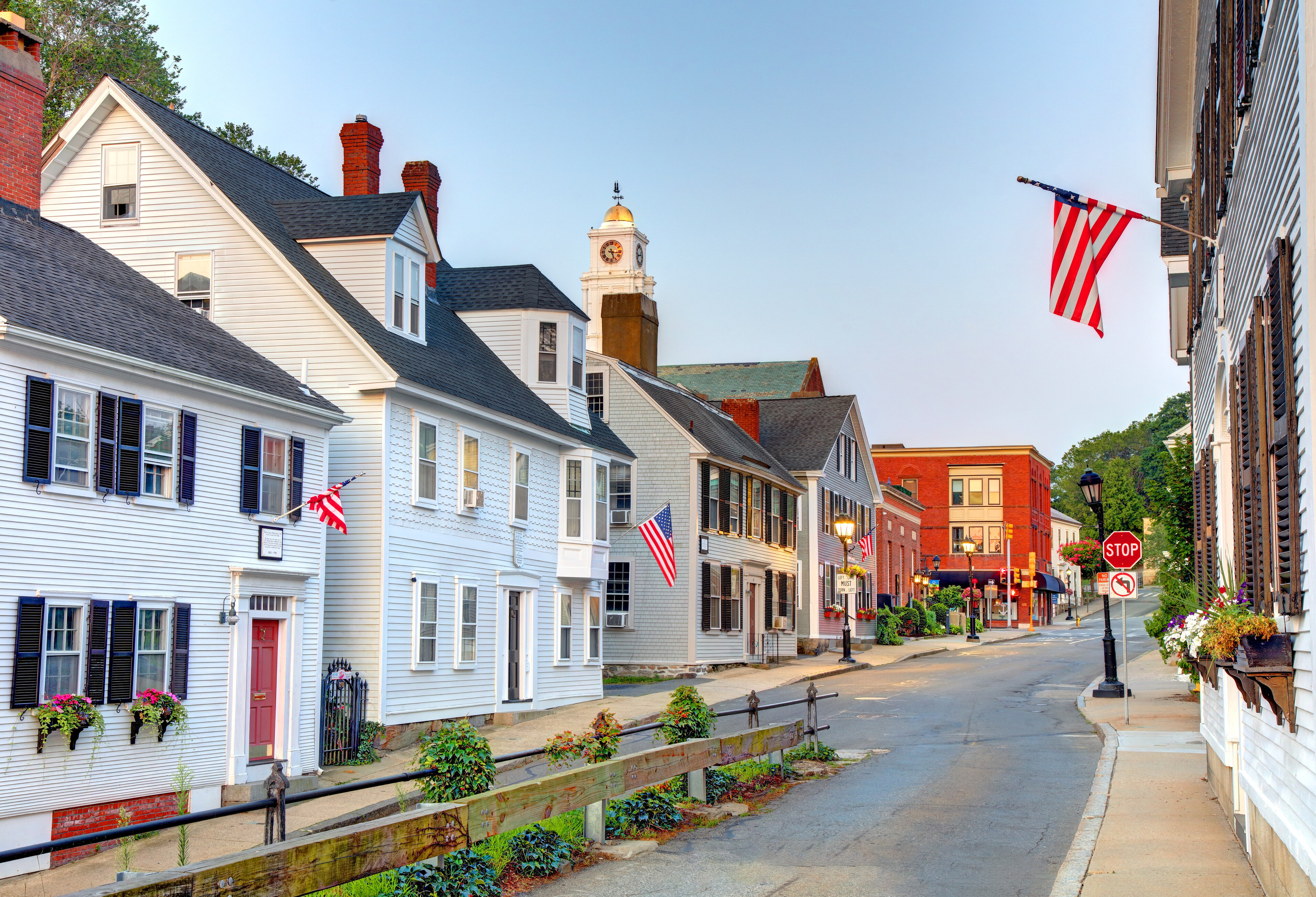 Attractions Near the John Carver Inn & Spa - Downtown Plymouth Buildings