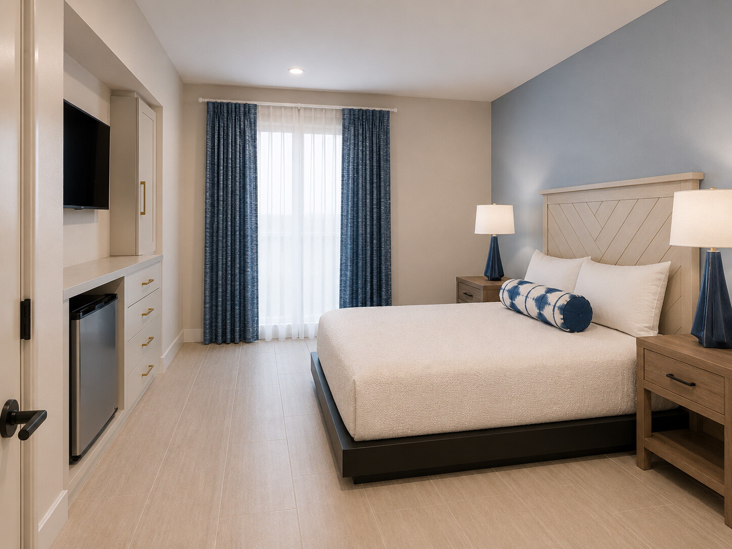 A suite at the John Carver Inn and Spa in Plymouth MA