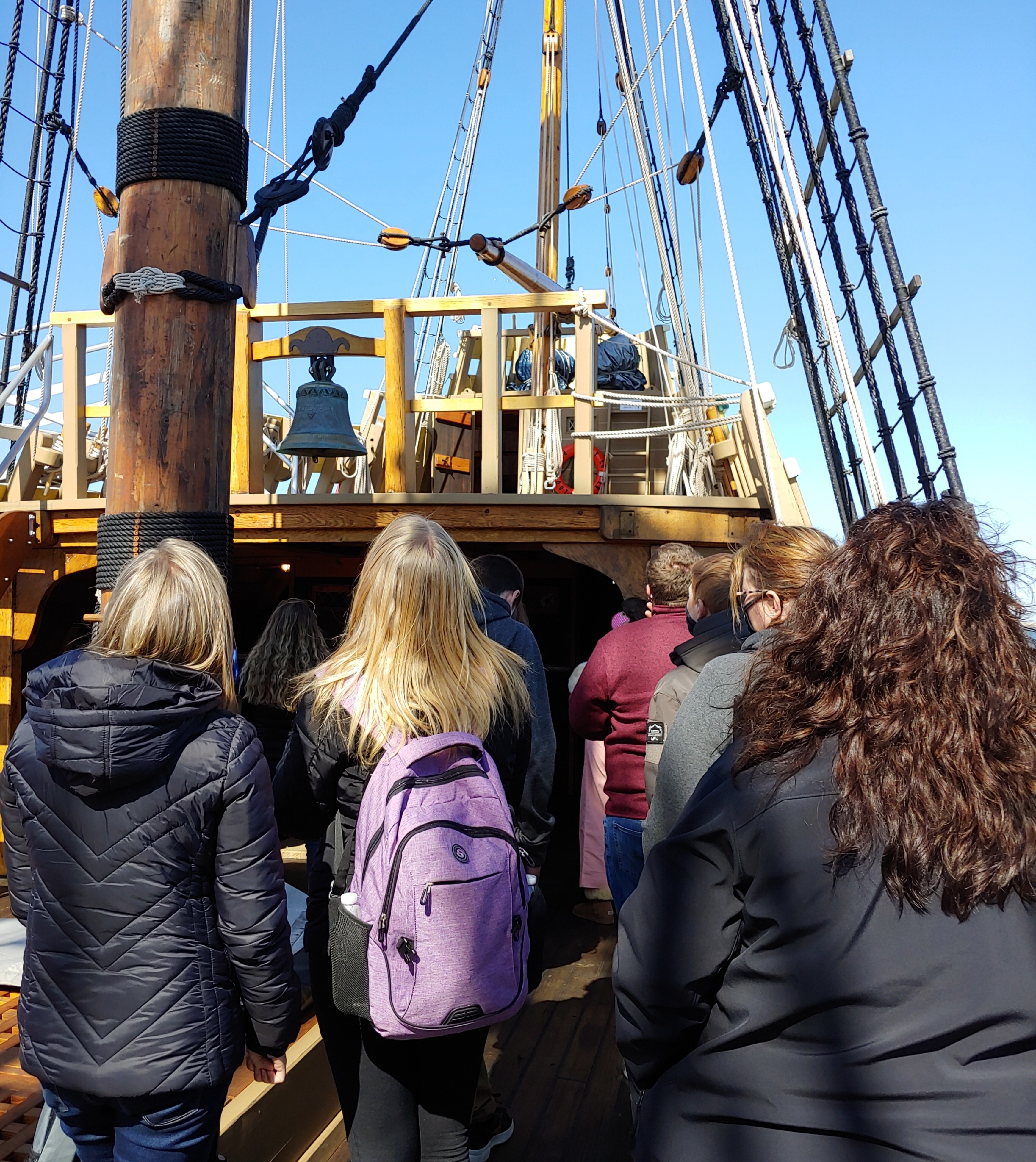 Attractions Near the John Carver Inn & Spa - Mayflower II - Guests on Deck