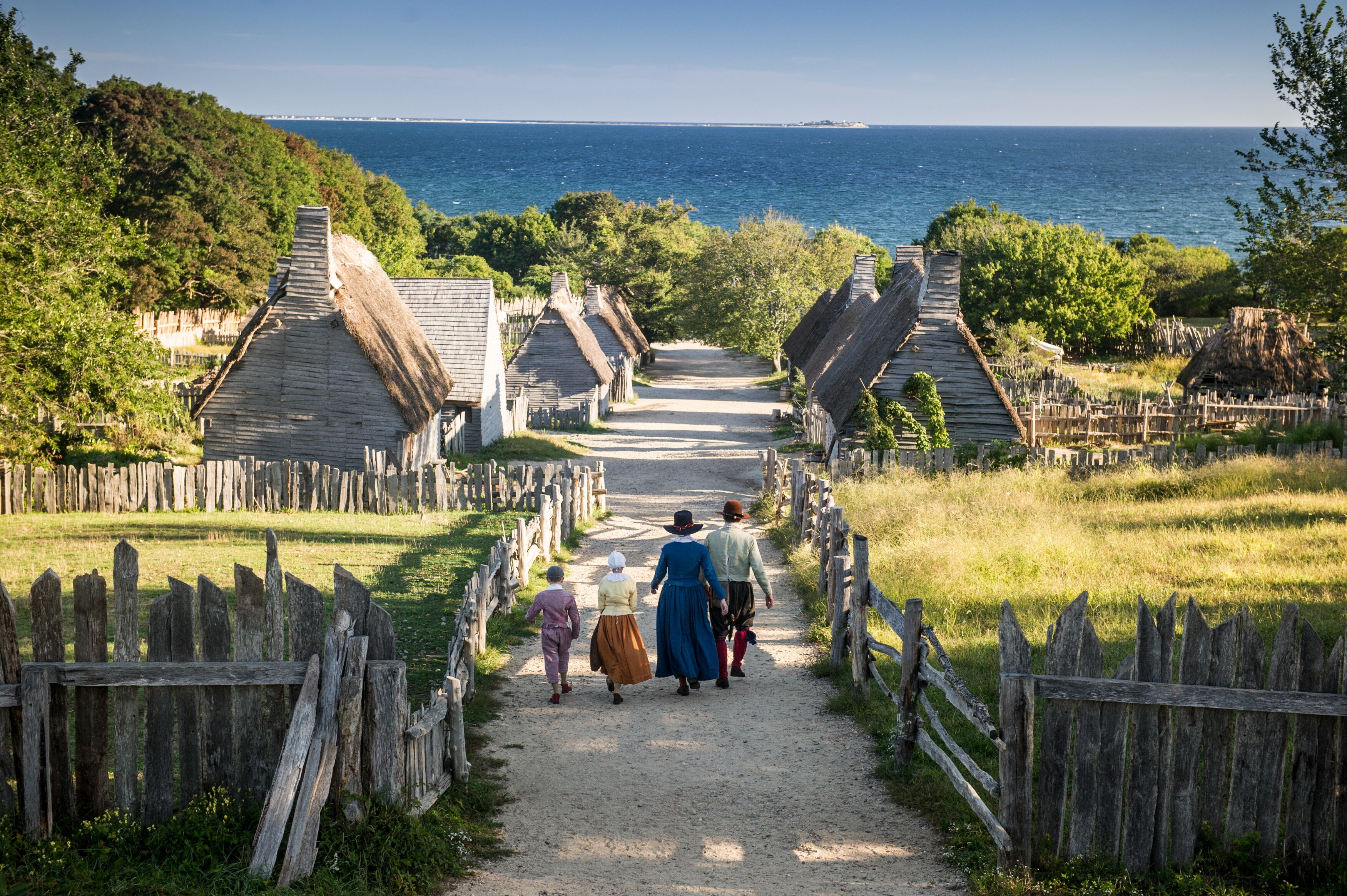 Attractions Near the John Carver Inn & Spa - Plimoth Plantation - Pilgrim Family