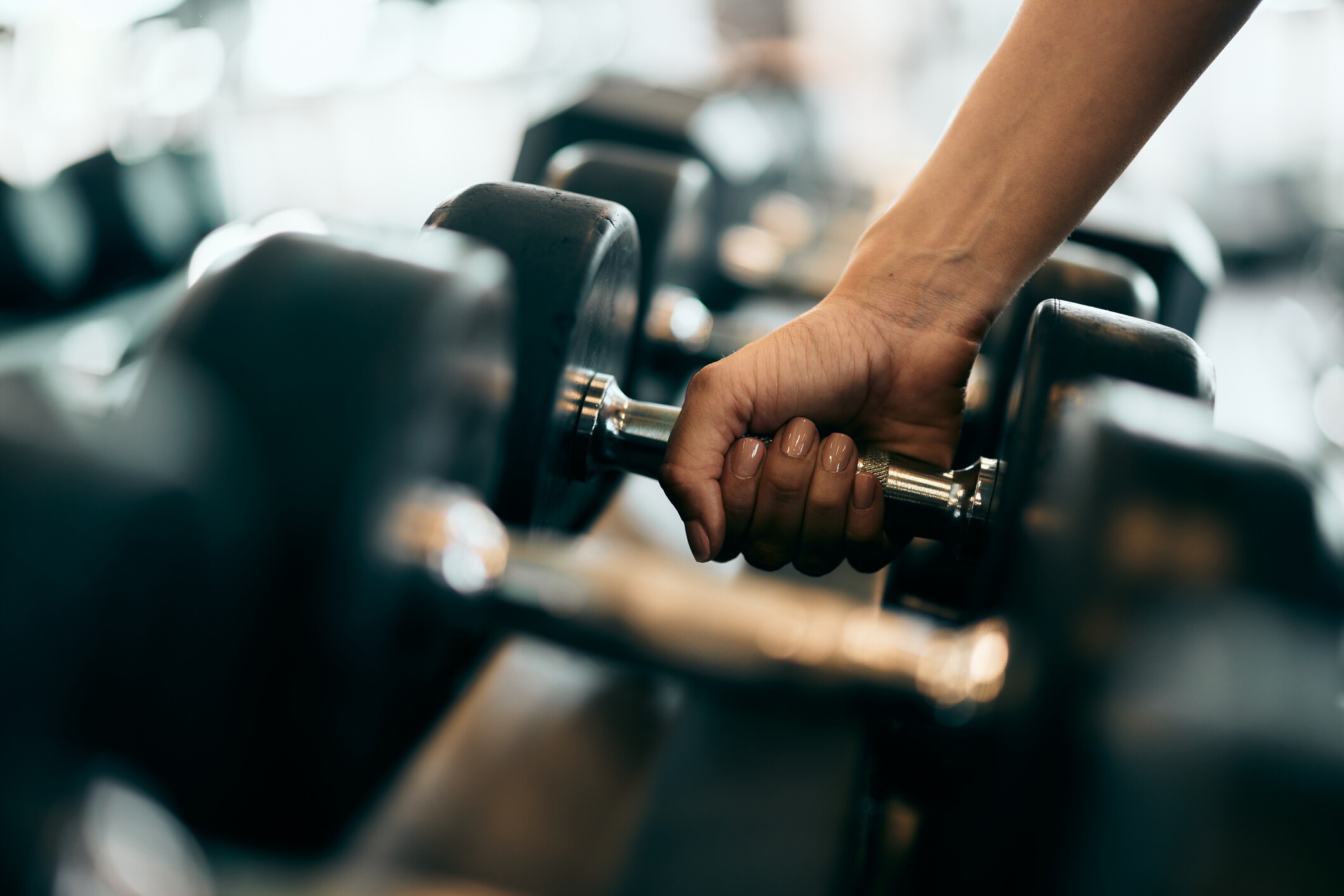 A person enjoys the fitness center at at the John Carver Inn and Spa in Plymouth MA