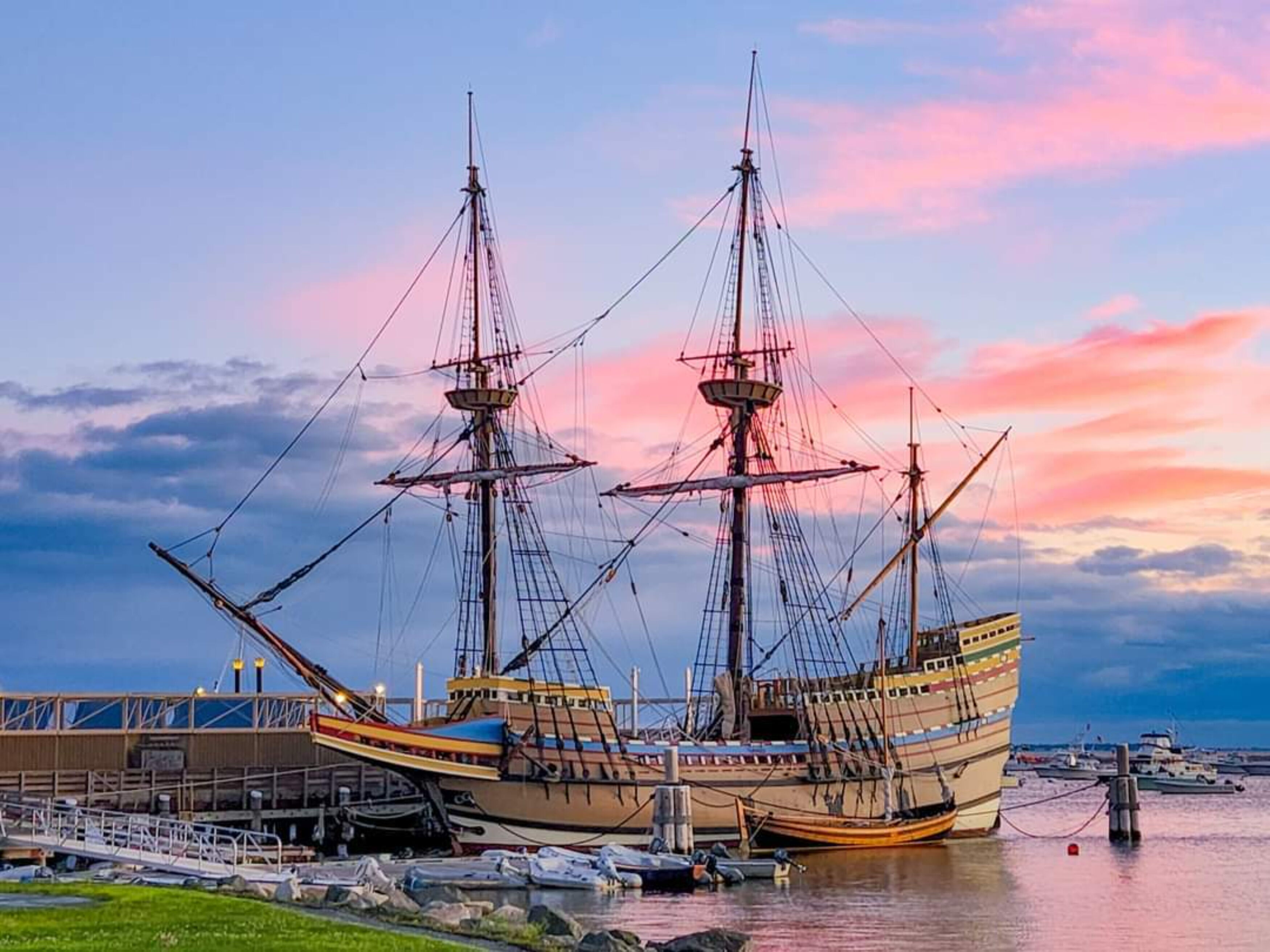 Attractions Near the John Carver Inn & Spa - Mayflower II - Docked in Plymouth Harbor