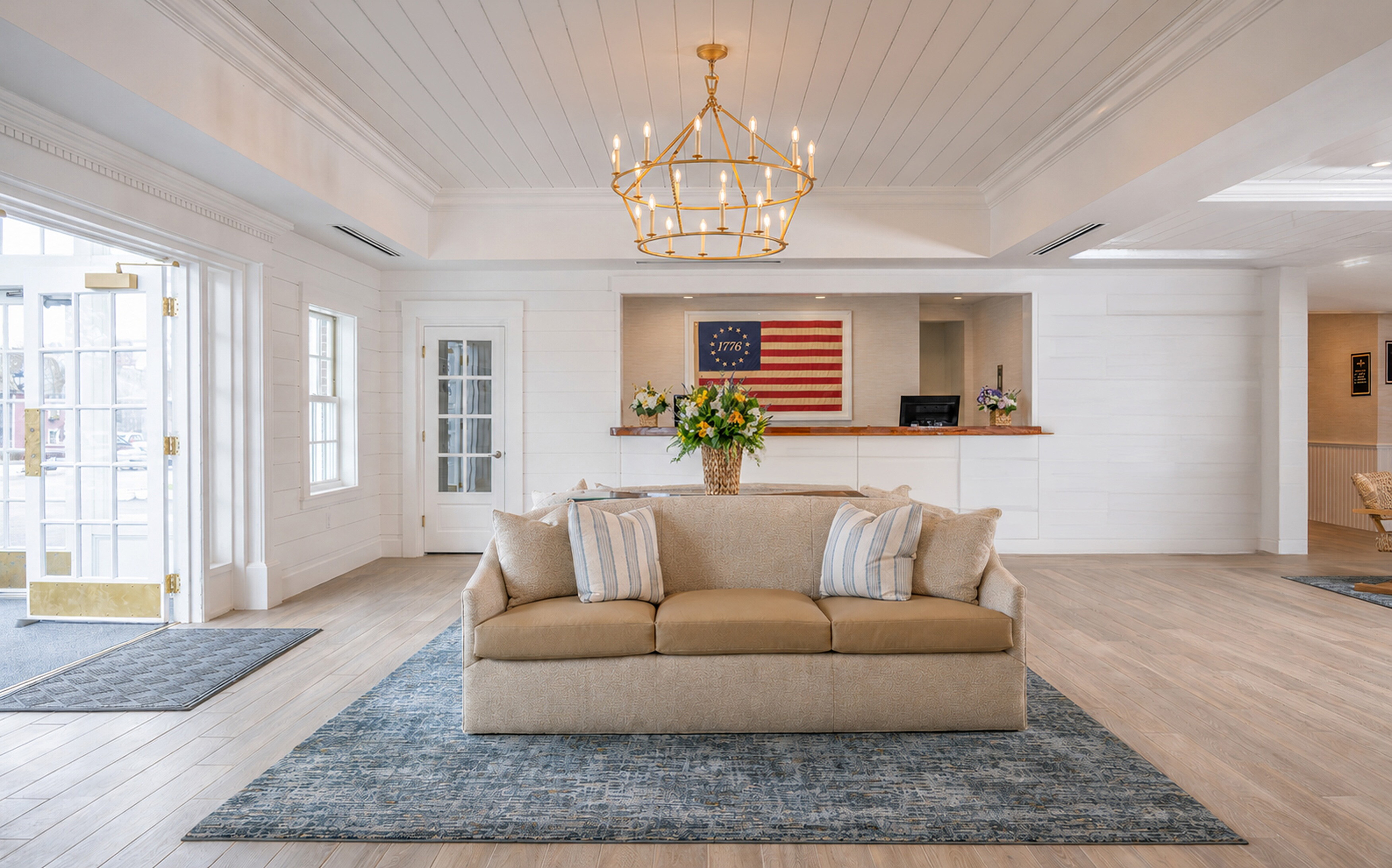 Lobby With Flag
